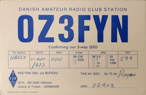 My QSL cards for DXCC